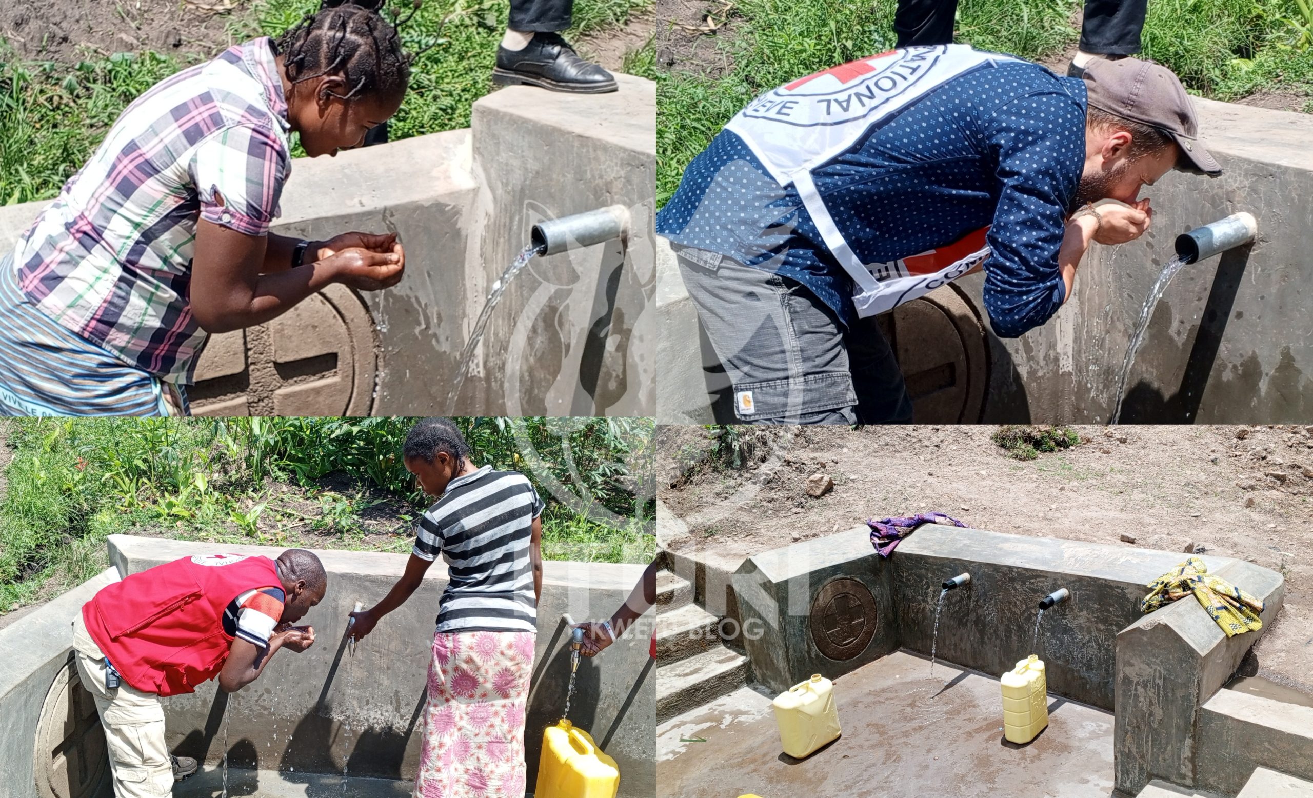 Ituri-Boga : quatre villages accèdent à l’eau propre, de suite de points d’eau réhabilités par le CICR et la Croix-Rouge