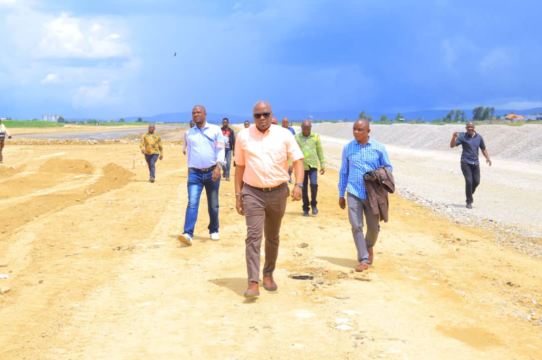 Bunia-Modernisation de l’aéroport international: une évolution accélérée, constate Pacifique Kahasha